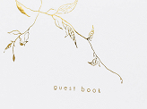 Guest Book, 20x24.5cm, white, 22 pages