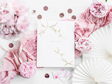 Guest Book, 20x24.5cm, white, 22 pages