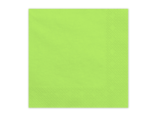 Paper Napkins, light green, 33x33 cm (1 pkt / 20 pc.)