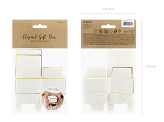 Boxes, white, 6x3.5x5.5cm (1 pkt / 10 pc.)