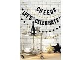 Paper Straws, black, 19.5cm (1 pkt / 10 pc.)