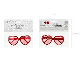 Glasses Hearts, red
