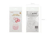 Balloon cake topper, pink, 29 cm