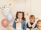 Tissue paper garland, mix, 3m