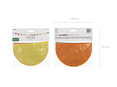 Tissue paper garland, mix, 3m