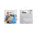 Latex balloons set, mix (1 pkt / 10 pc.)