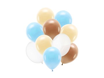 Latex balloons set, mix (1 pkt / 10 pc.)