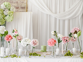 Artificial flower- Peony, 35 cm, pale pink