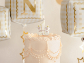 Birthday candle number 1 Mice, 7.5 cm, mix