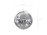 Disco mirror ball, silver, 30 cm