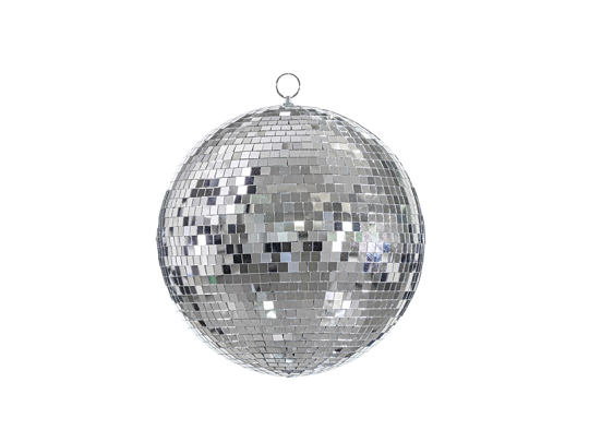 Disco mirror ball, silver, 30 cm