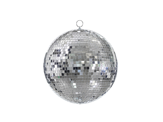 Disco mirror ball, silver, 30 cm