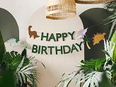 Banner Happy Birthday Dino, 3 m, mix