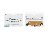 Banner Happy Birthday Dino, 3 m, mix