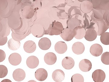 Confetti Circles, rose gold, 15g