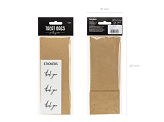 Treat bags, kraft (1 pkt / 6 pc.)