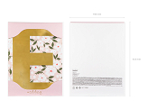 Mirror letter ''E'', gold, 40x60 cm