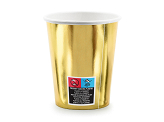 Paper cups 60th Birthday, gold, 220ml (1 pkt / 6 pc.)