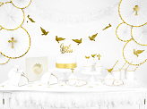 Cake toppers First Communion, gold, 31.5cm (1 pkt / 6 pc.)
