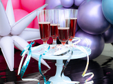 Plastic Champagne Glasses, 150 ml (1 pkt / 8 pc.)