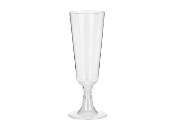 Plastic Champagne Glasses, 150 ml (1 pkt / 8 pc.)
