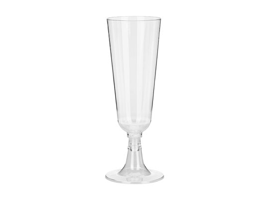Plastic Champagne Glasses, 150 ml (1 pkt / 8 pc.)