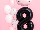Foil Balloon Number ''8'', 86cm, black