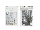 Party curtain, silver, 100x200cm