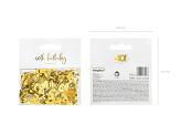 Metallic confetti, number 40, 15g