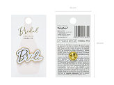 Enamel pin Bride, 3.5x2cm