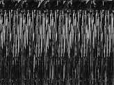 Party curtain, black, 100x200cm