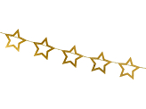 Garland Stars, gold, 3m