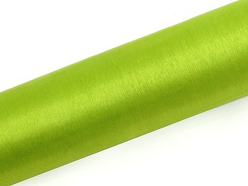 Organza Plain, light green, 0.16 x 9m (1 pc. / 9 lm)