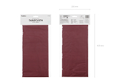 Tablecloth, 137x183 cm, dark red