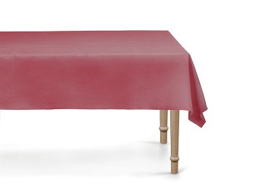 Tablecloth, 137x183 cm, dark red