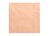 3-layer napkins, salmon, 33 x 33 cm. (1 pkt / 20 pc.)
