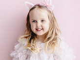 Kitty Headband with Bow, pink