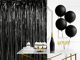 Party curtain, black, 90x250cm