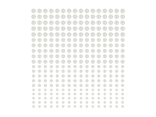 Pearl Stickers, pearly (1 pkt / 440 pc.)