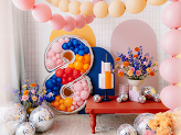 Number Frame '8' for Latex Balloons, 126cm, Silver