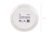 Paper Plates with Ornament, White, 23cm (1 pkt / 6 pc.)
