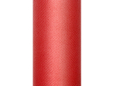 Tulle Plain, red, 0.15 x 9m (1 pc. / 9 lm)