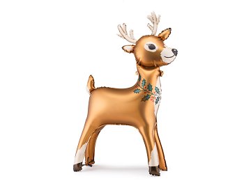 Standing Foil Balloon Reindeer, 65 x 105 cm, mix