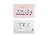 Iron on patch Babe, mix, 20x8cm