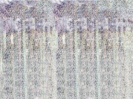Party curtain, holographic, 100x200cm