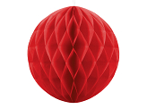 Honeycomb Ball, red, 20cm