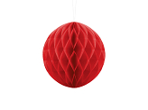 Honeycomb Ball, red, 20cm