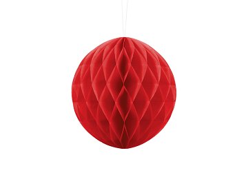 Honeycomb Ball, red, 20cm