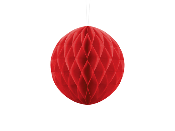 Honeycomb Ball, red, 20cm