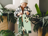 Gift bag Dinosaur, 10x24x37 cm, mix